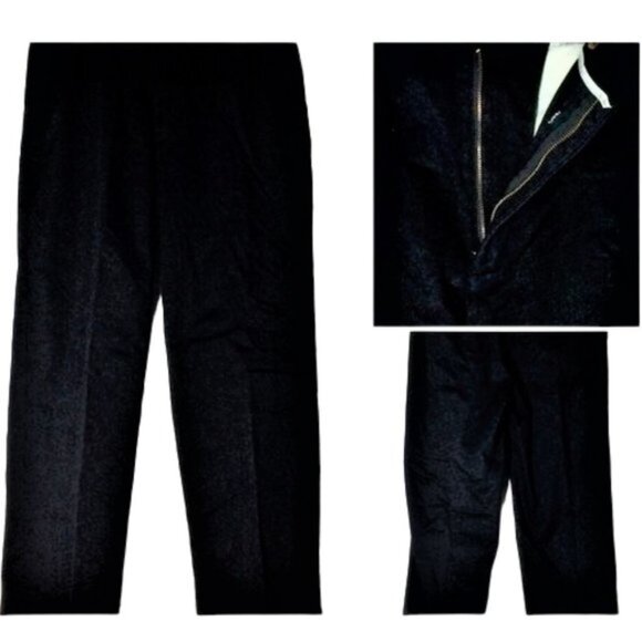 St John's Bay Worry Free Relaxed Fit Black Pant, Size 44/29 - Picture 2 of 5